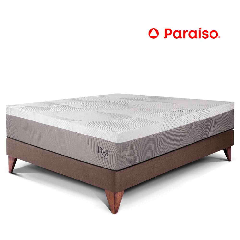 Cama Europea Balanzzee 2 Plazas Chocolate