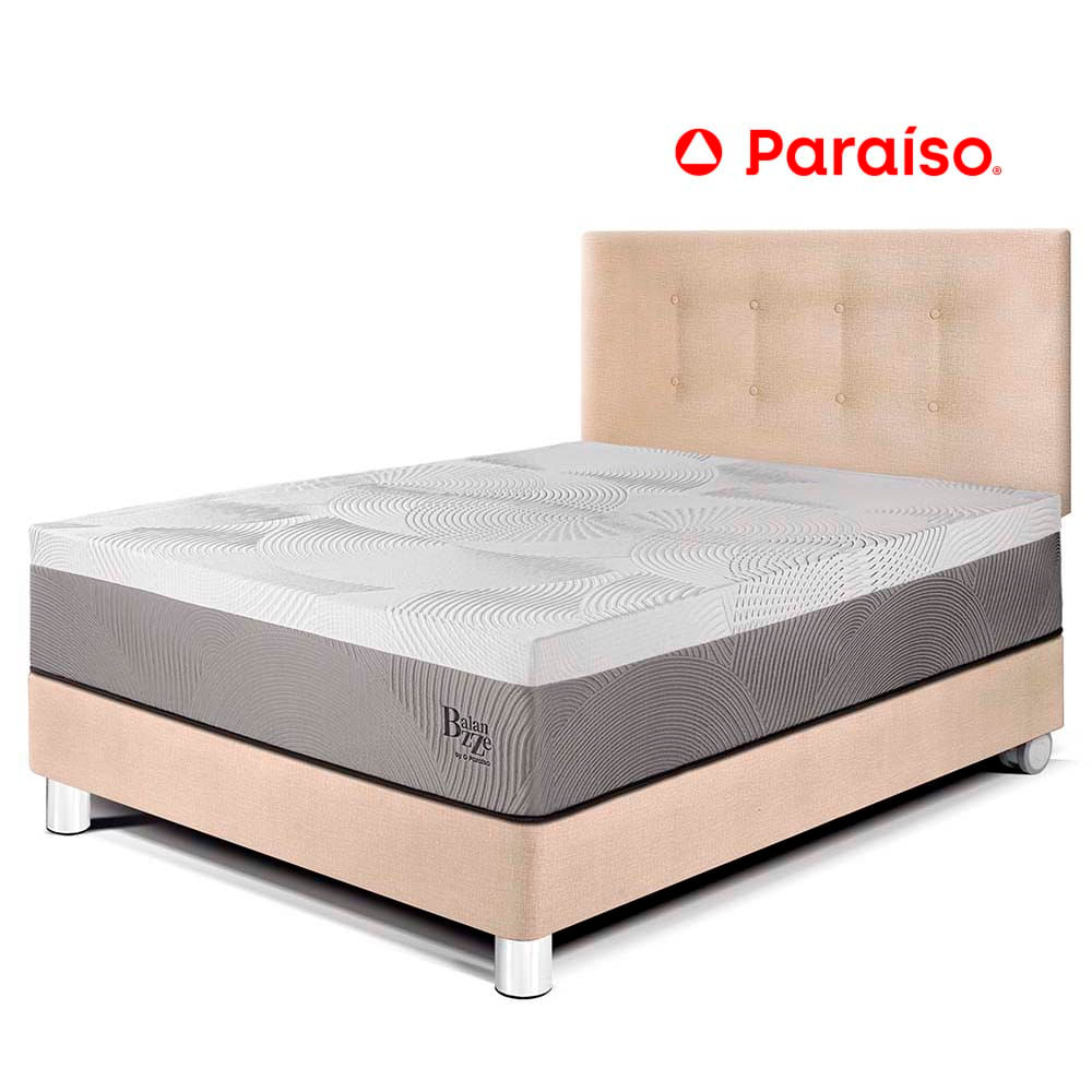 Dormitorio Balanzze 1.5 Plazas Champagne