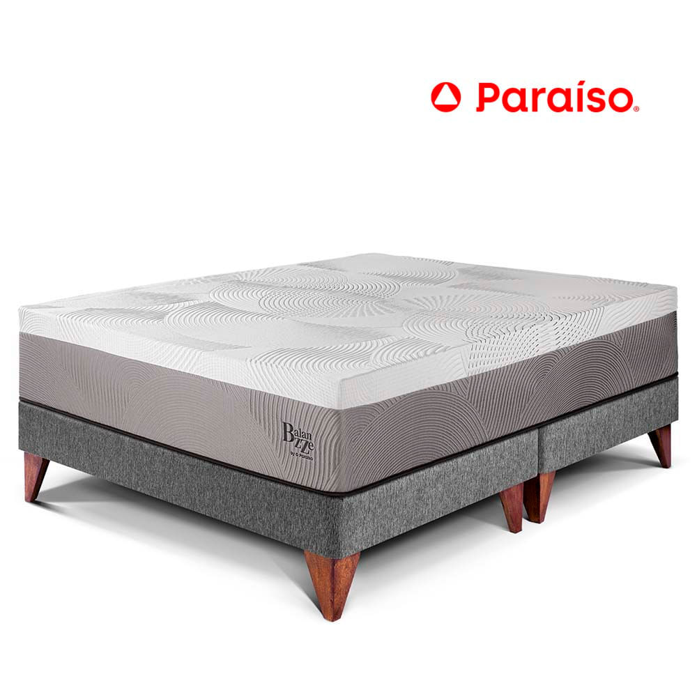 Cama Europea Balanzzee King Gris