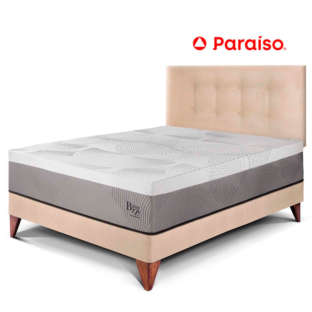 Dormitorio Europeo Balanzze 1.5 Plazas Champagne