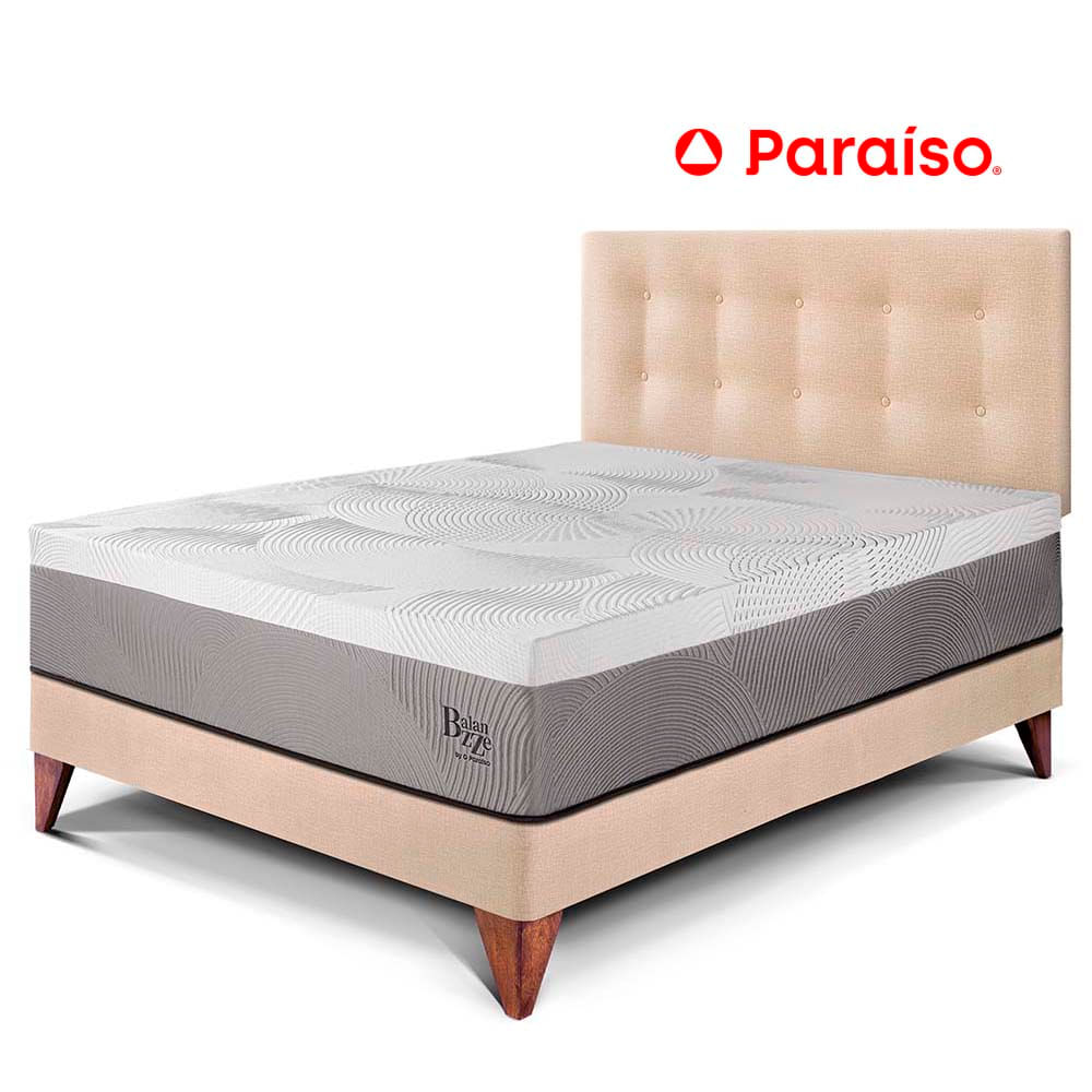 Dormitorio Europeo Balanzze 2 Plazas Champagne
