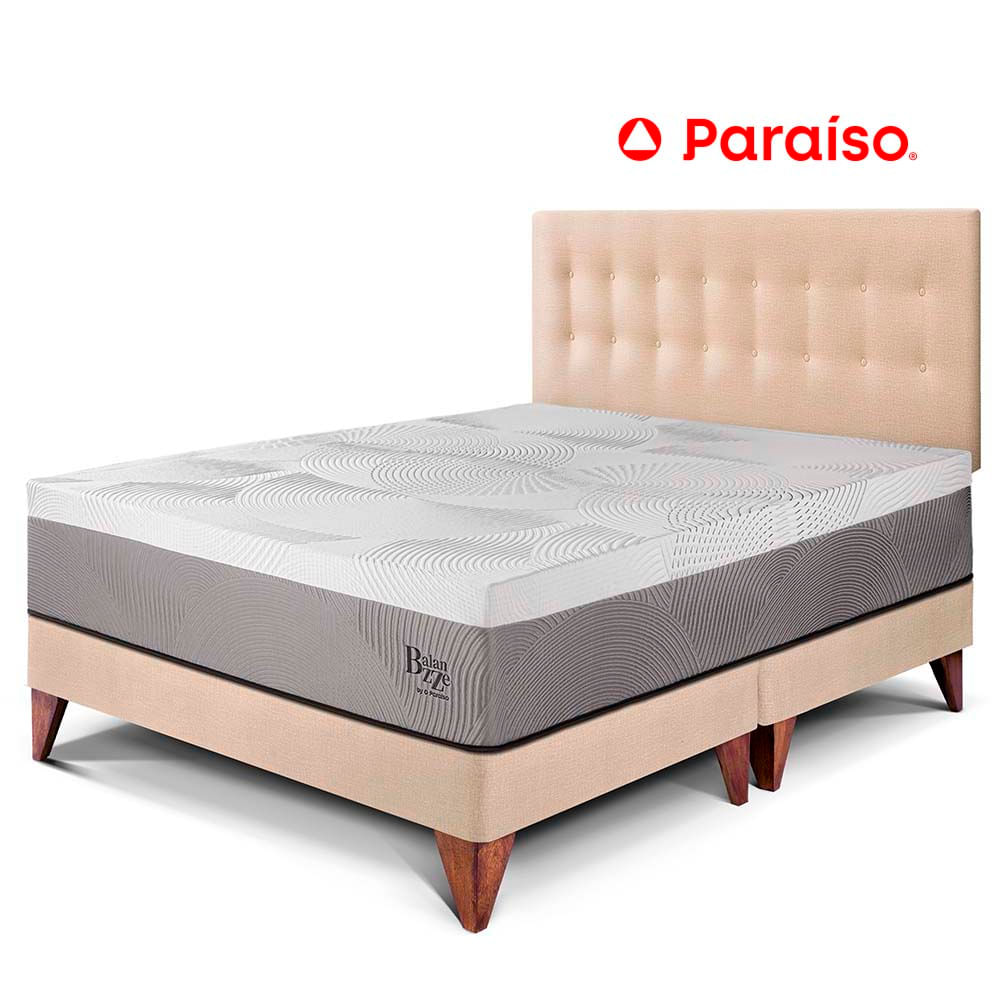 Dormitorio Europeo Balanzze King Champagne