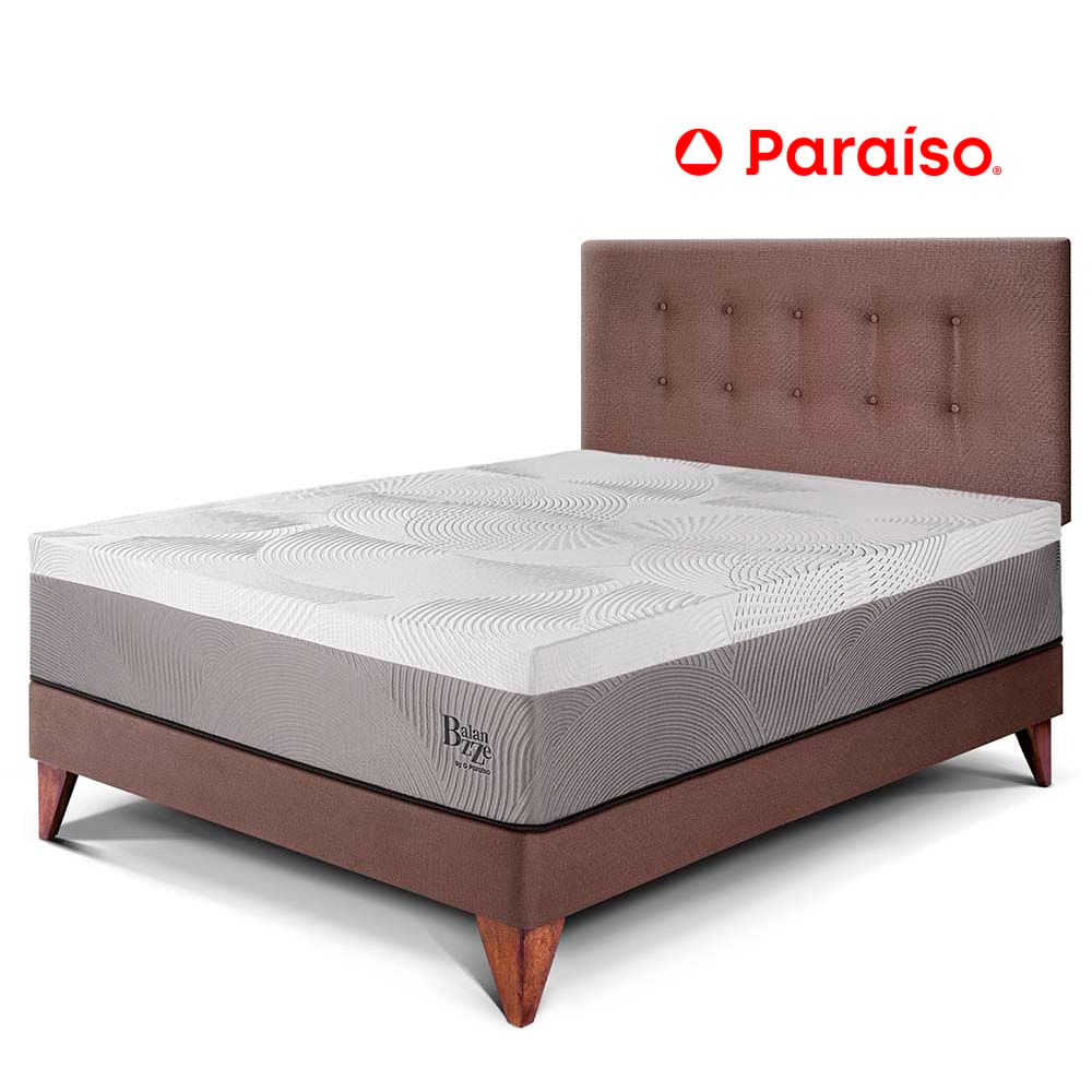 Dormitorio Europeo Balanzze 2 Plazas Chocolate