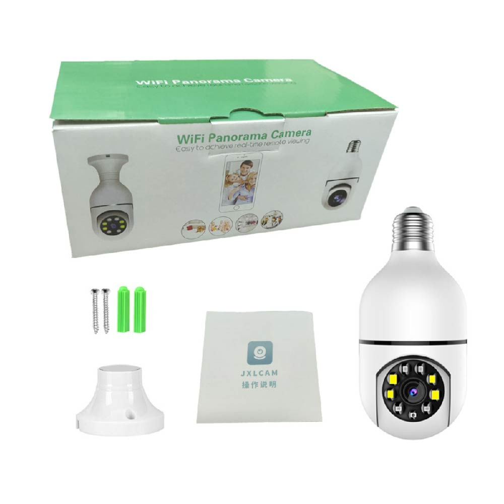FOCO CÁMARA 360 WIFI CON VISIÓN NOCTURNA Y AUDIO BIDIRECCIONAL