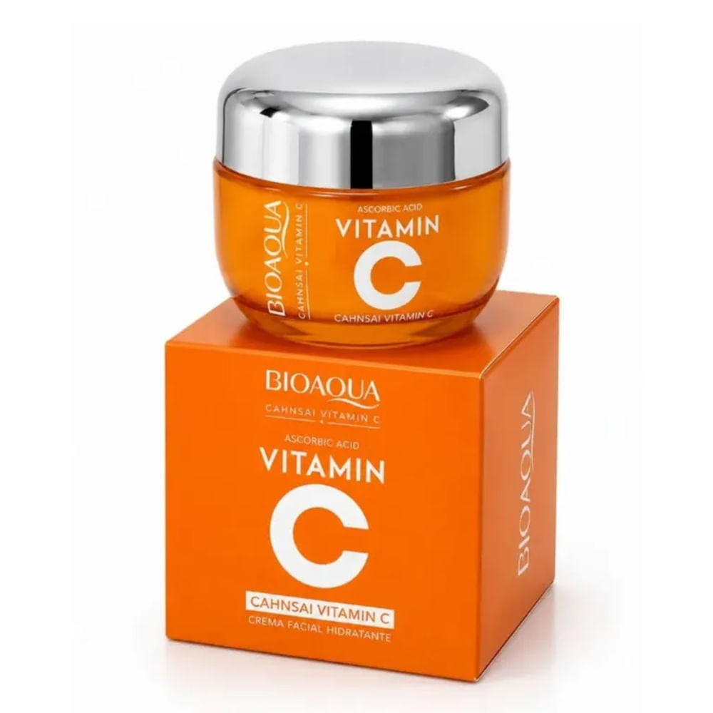 CREMA FACIAL REJUVENECEDORA VITAMINA C BIOAQUA 50 G