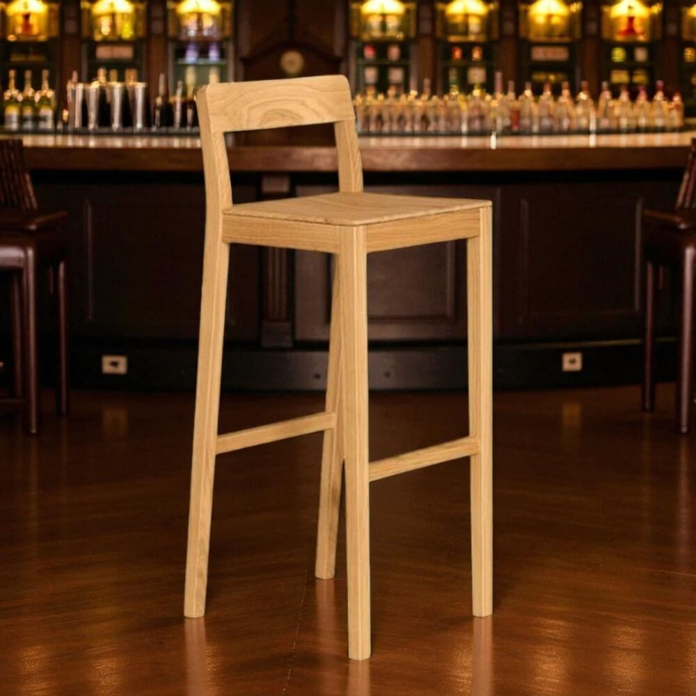 Silla de Bar Catania de Madera de Pino Movenda