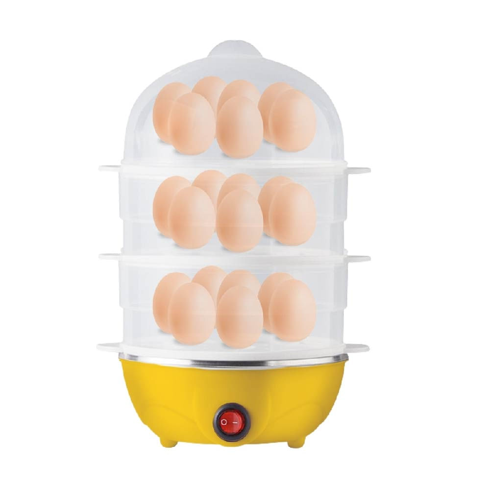 HERVIDOR DE HUEVOS ELÉCTRICO 3 NIVELES PARA COCCIÓN AL VAPOR AUTOMÁTICA