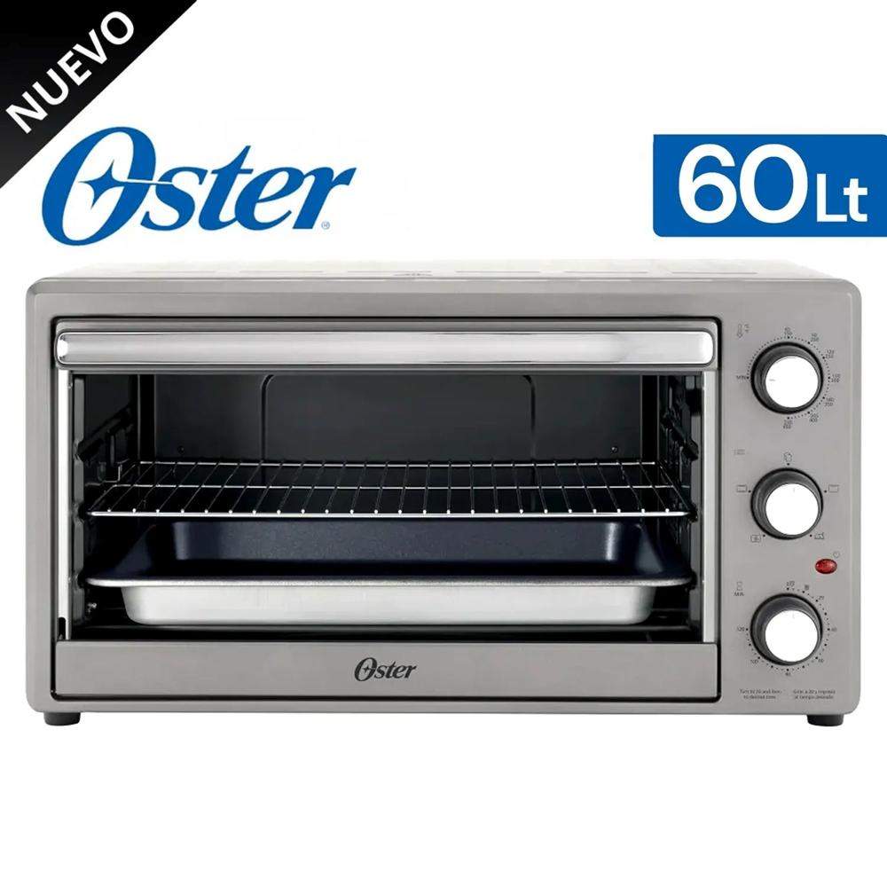 Horno XL con Rotisserie  de 60 L OSTER Gris TSSTTV60MNS