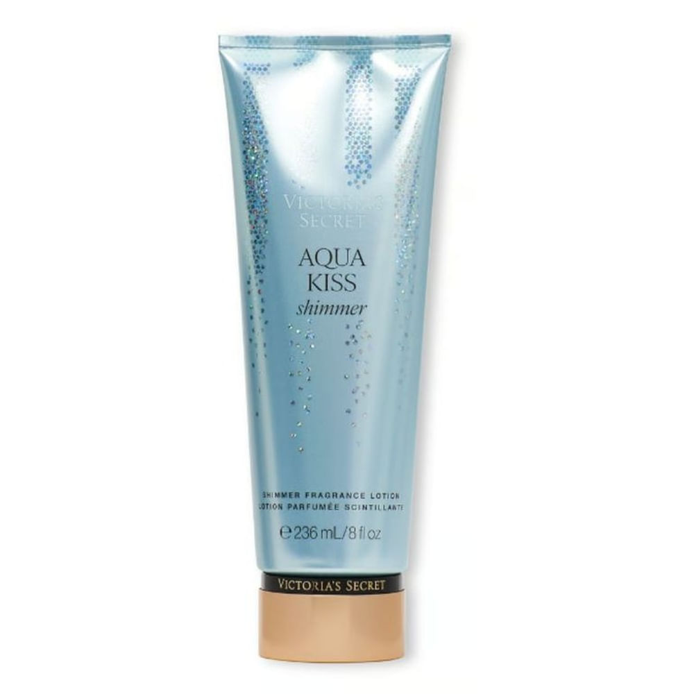 LOCION CORPORAL VICTORIA SECRET AQUA KISS SHIMMER 236 ML CON BRILLOS