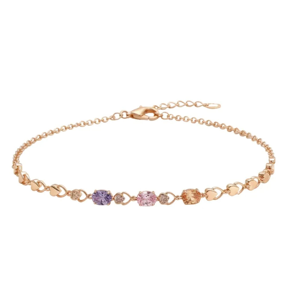 PULSERA MULTICOLOR CON CRISTALES