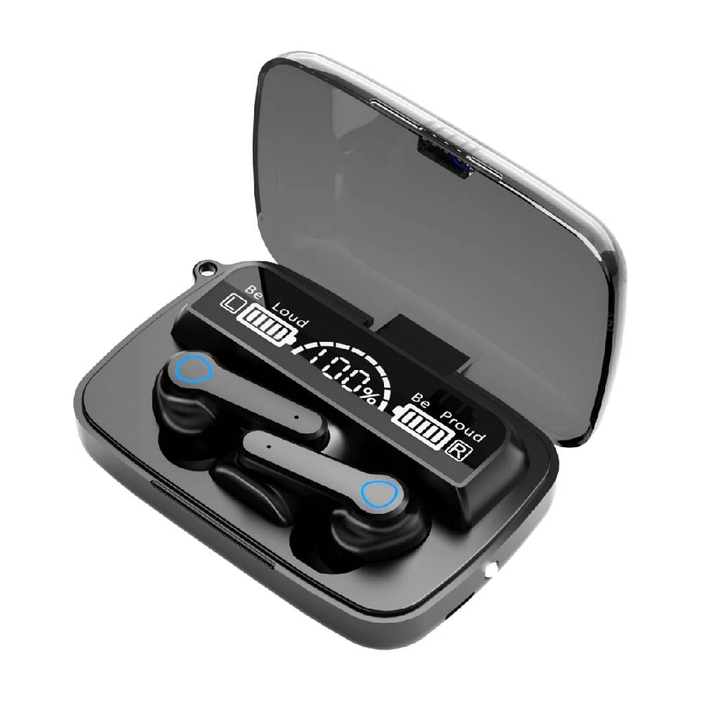 AUDÍFONOS M19 BLUETOOTH 5.3 INALÁMBRICOS CON PANTALLA LED DIGITAL Y SONIDO HD