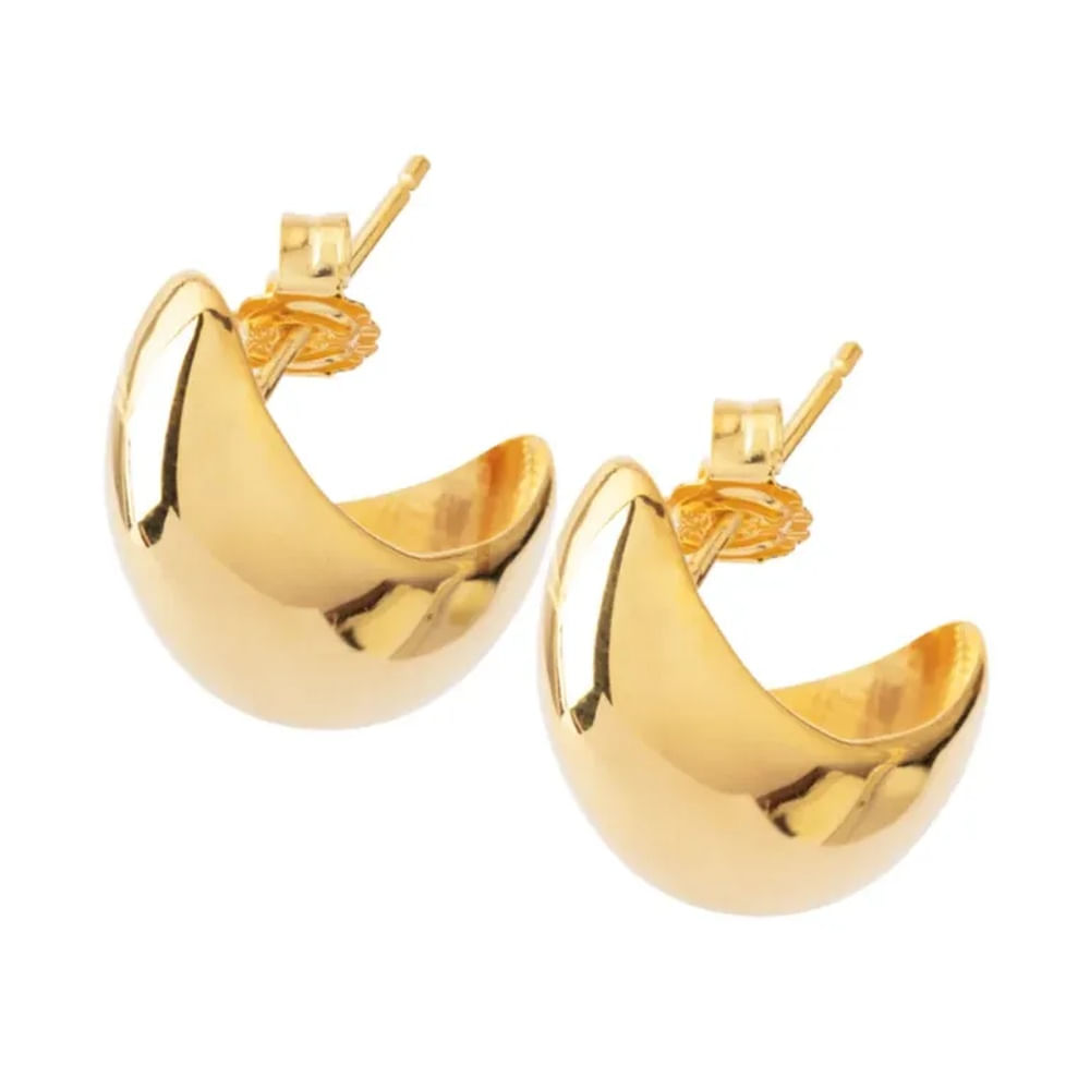 ARETES GOTA DORADA MUJER