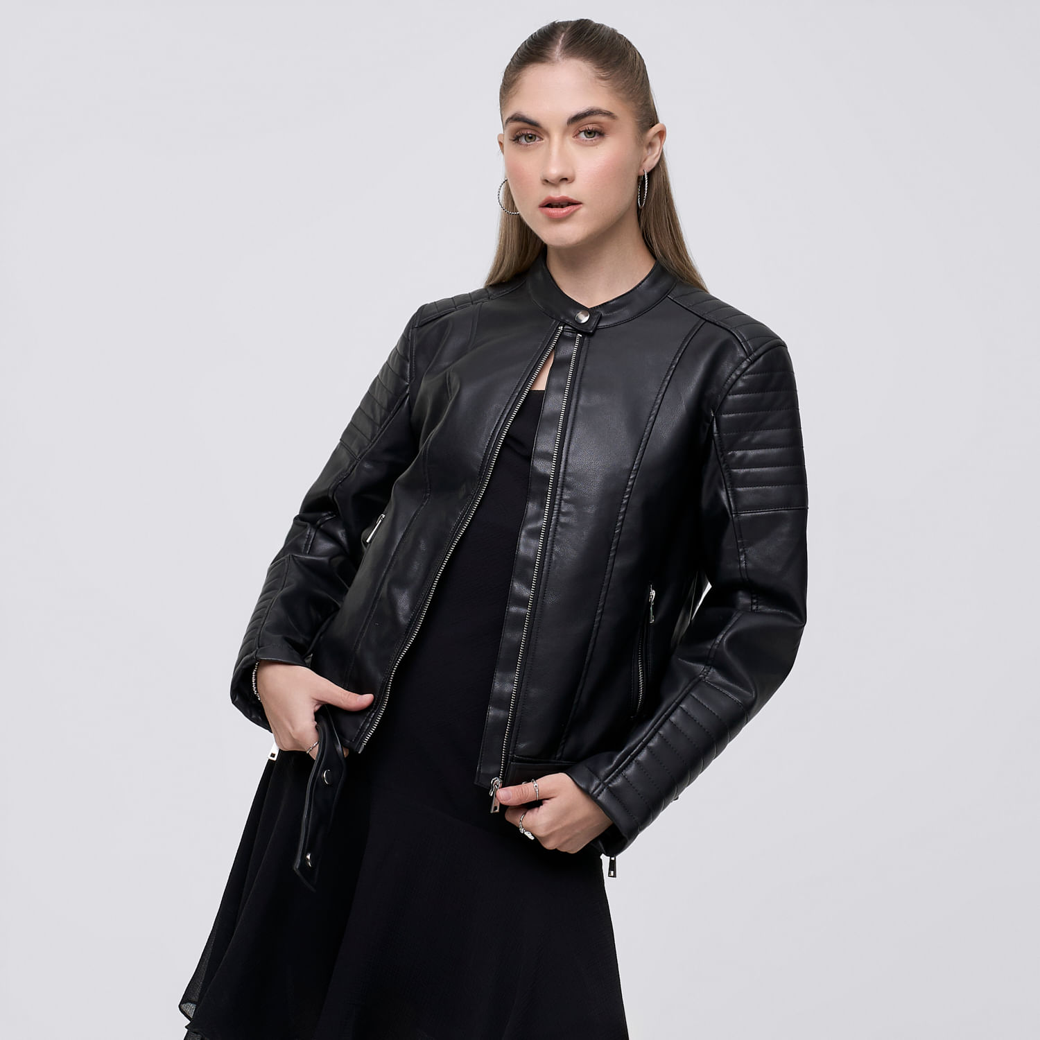 Casaca Mujer Padding Hypnotic Negro S