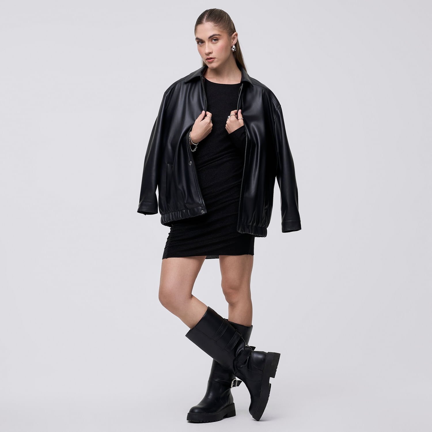 Vestido Corto Mujer Side Hypnotic Negro L