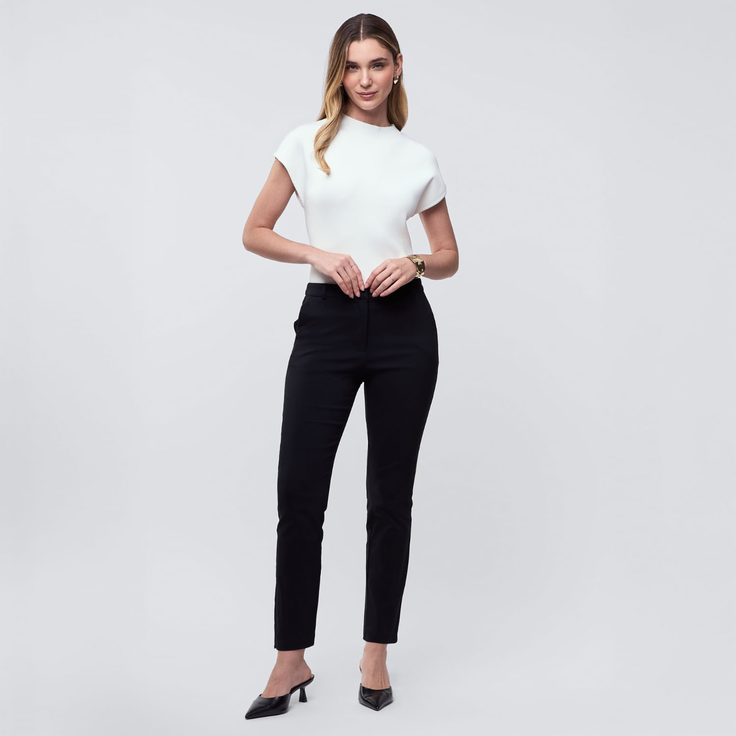Pantalón Mujer Straight Malabar Marron 26