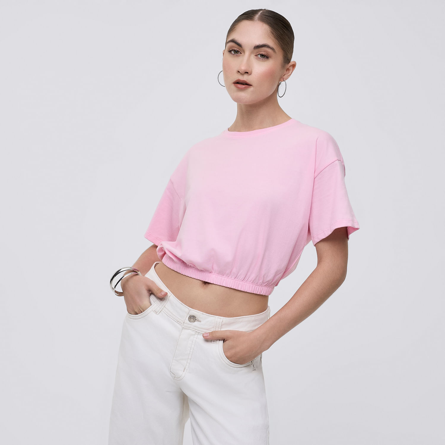 Polo Mujer de Algodón Hypnotic Depor Manga Corta Rosado XS