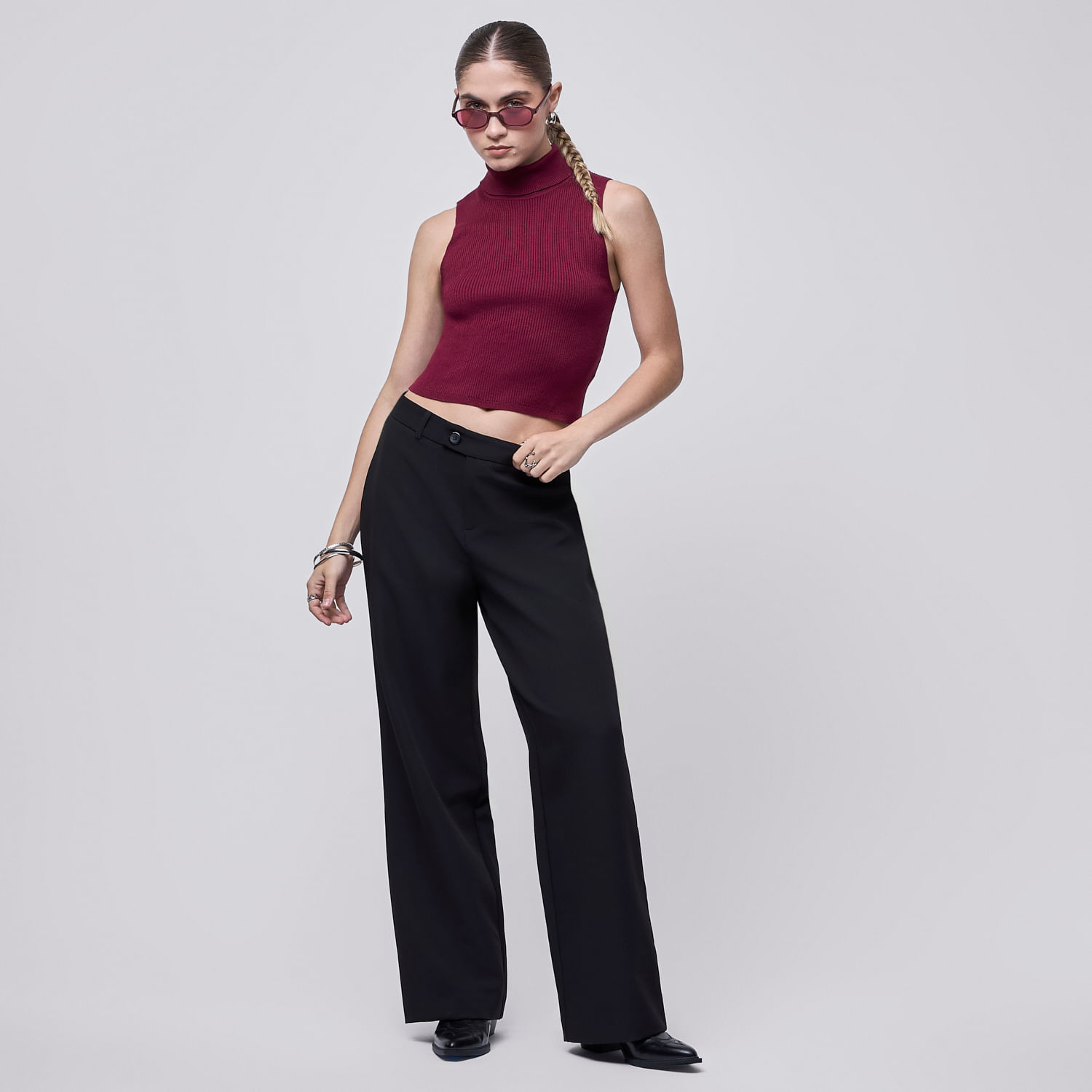 Pantalón Mujer Khaki Hypnotic Negro 28