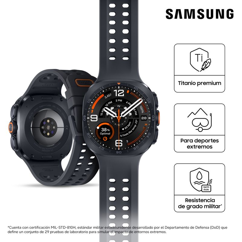 Smartwatch Samsung Galaxy Watch Ultra 2 Negro