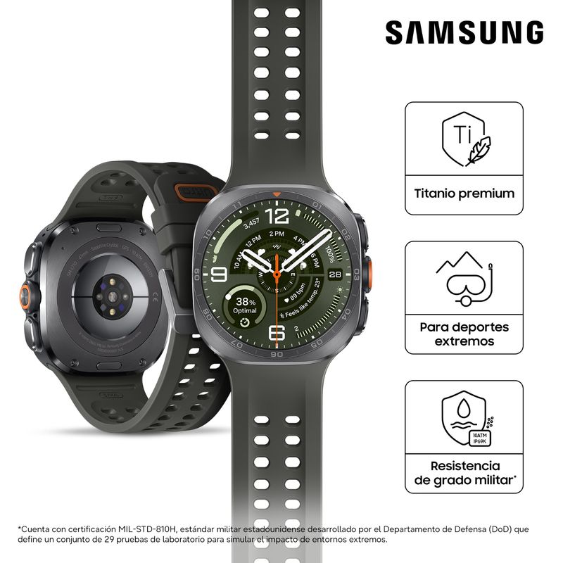 Smartwatch Samsung Galaxy Watch Ultra 2 Plata