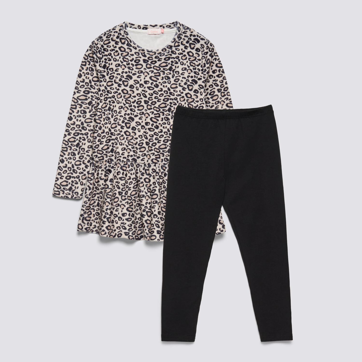 Conjunto Niña Velvet Full Print Circus Combo1 Talla 6