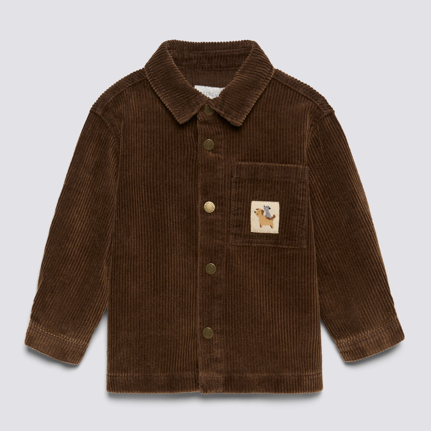 Camisa Manga Larga Bebé Niño Corduroy Baby Circus Marrón Talla 24M