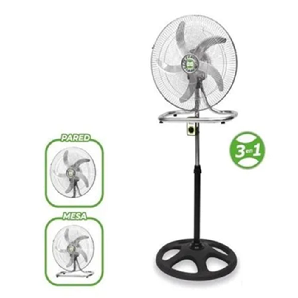 Ventilador Bossko de 5 Aspas 3en1 De 18 200W  BK-8219VI