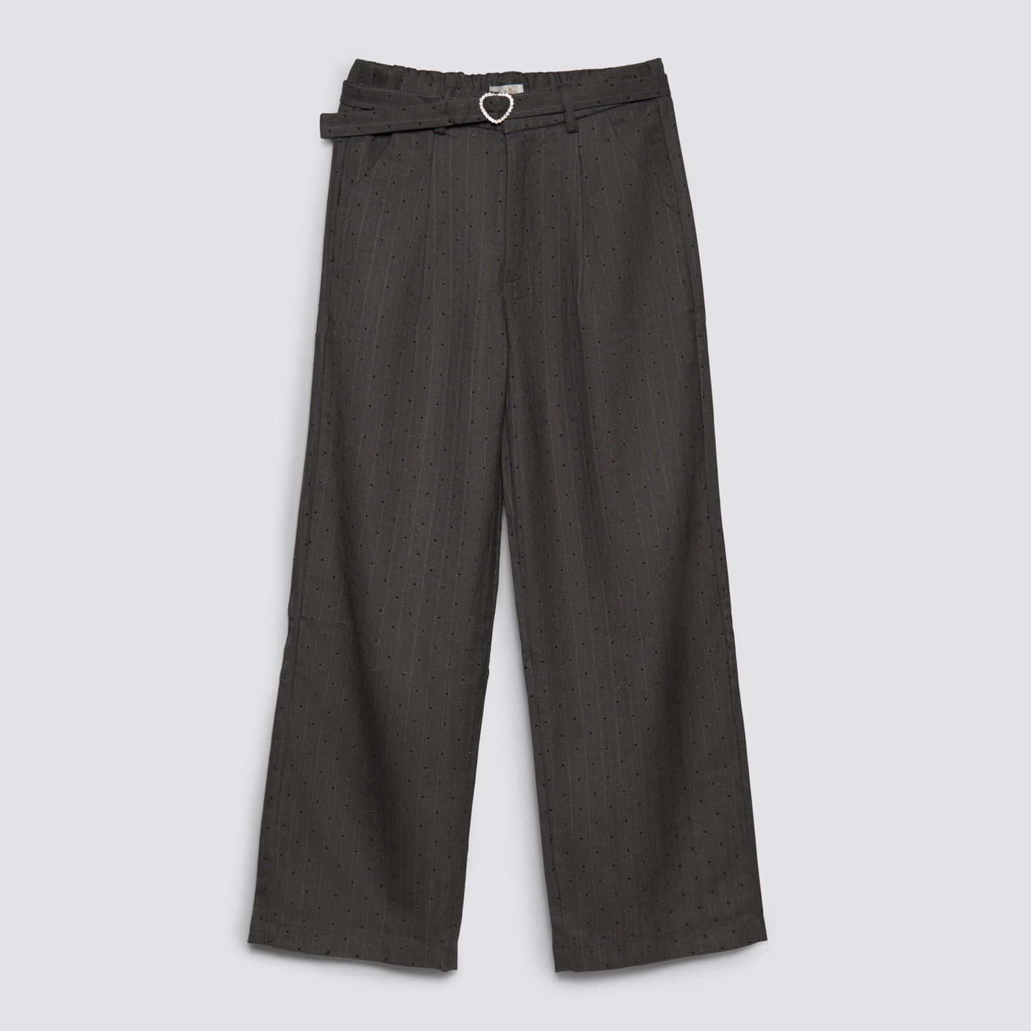 Pantalón Teen Niña Cute Studs Zubito Gris Talla 14