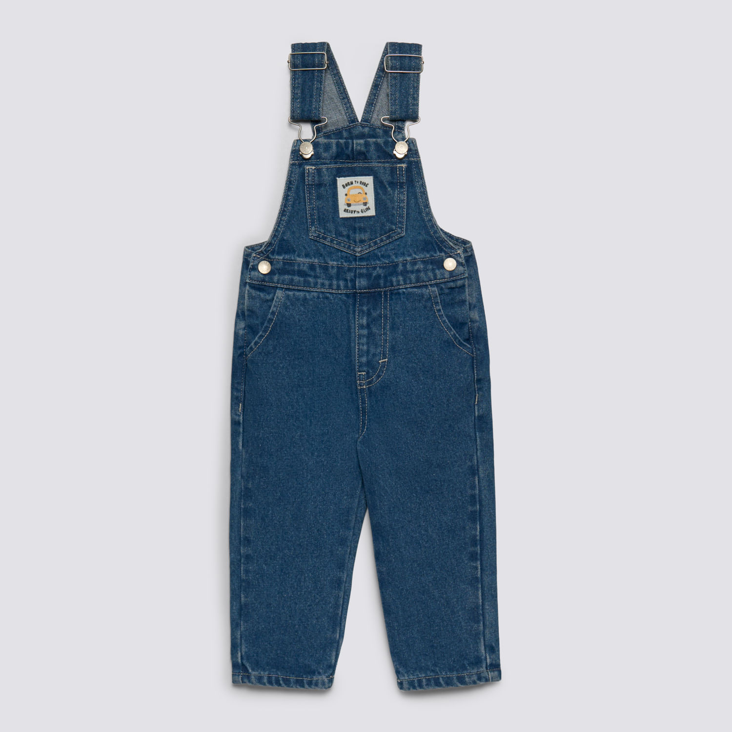 Jumper Pantalón Bebé Niño Denim Baby Circus Azul Talla 18M