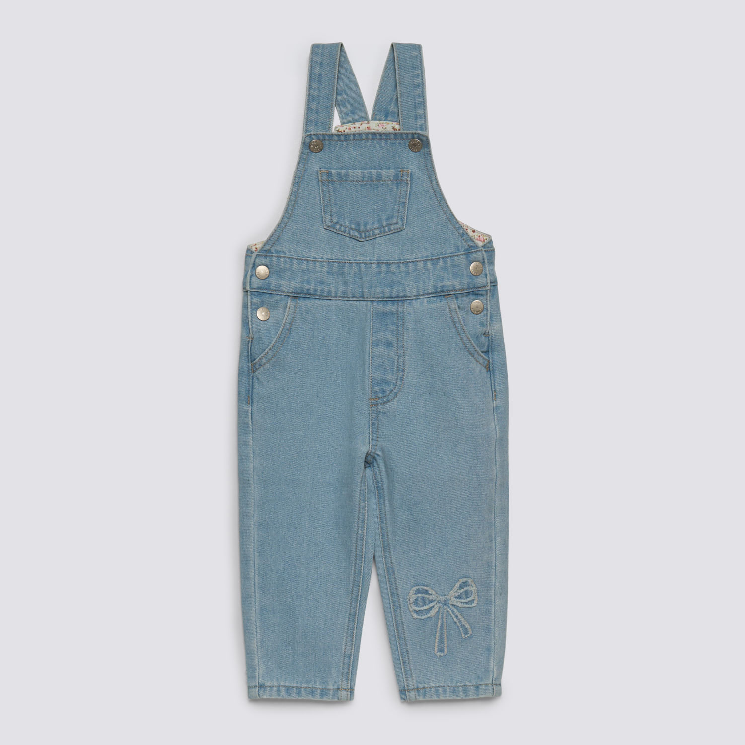 Jumper Pantalón Bebé Niña Patch Baby Circus Celeste Talla 12M