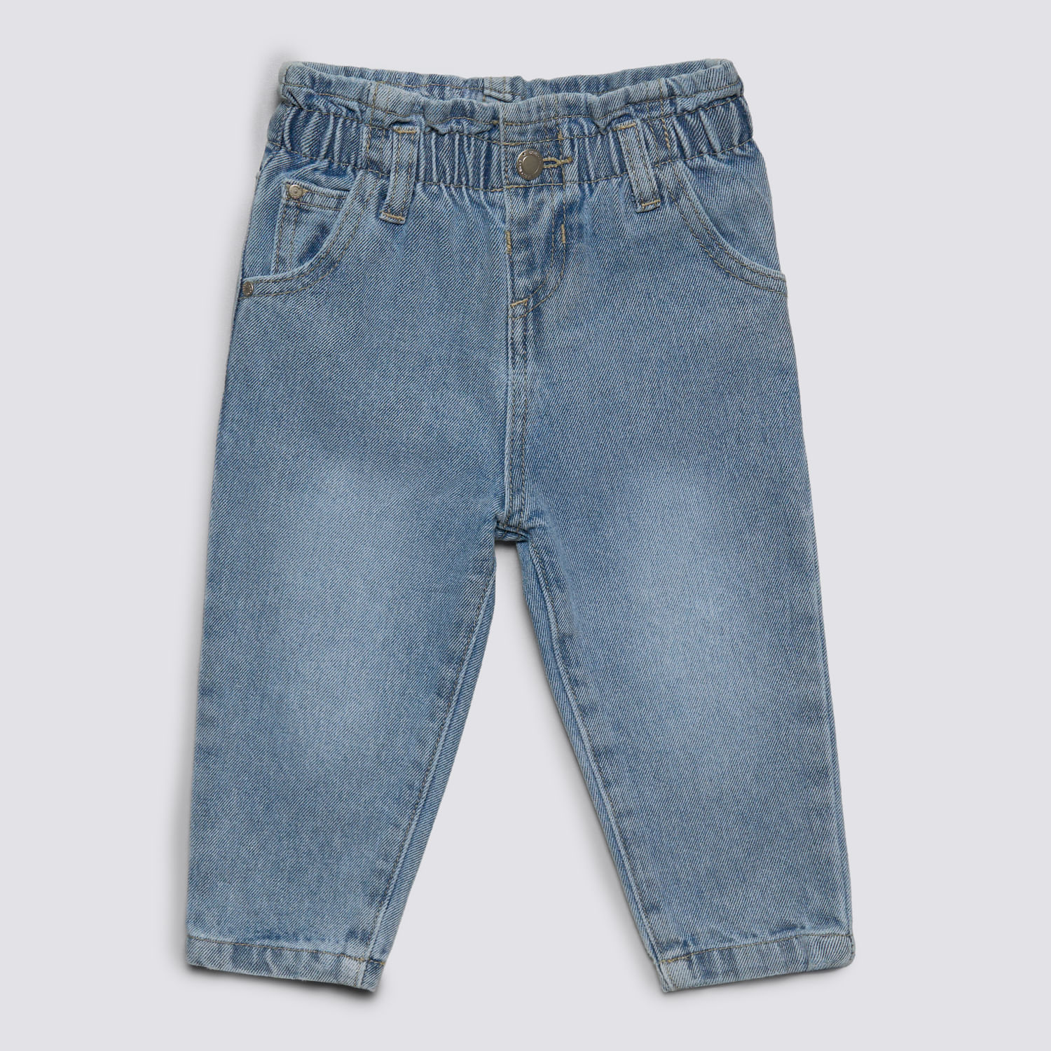 Jean Bebé Niña Heart Baby Circus Celeste Talla 9M
