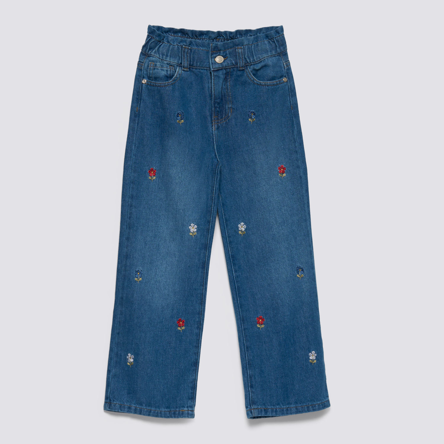 Jean Niña Folk Bord Circus Azul Talla 6
