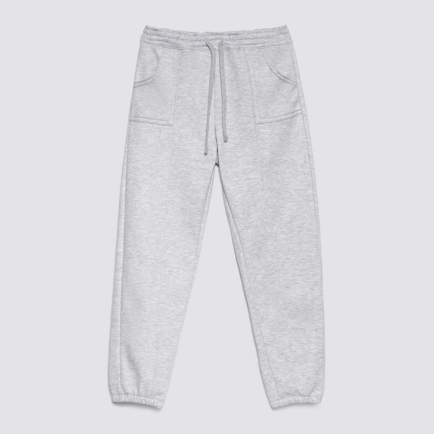 Pantalón Buzo Teen Niña Nido Zubito Gris Melange Talla 12