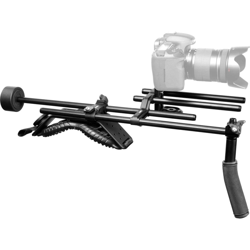 Cambo Rig HDSLR CS-Zodiac con Soporte Ajustable, Mango Grip y Varillas Iris