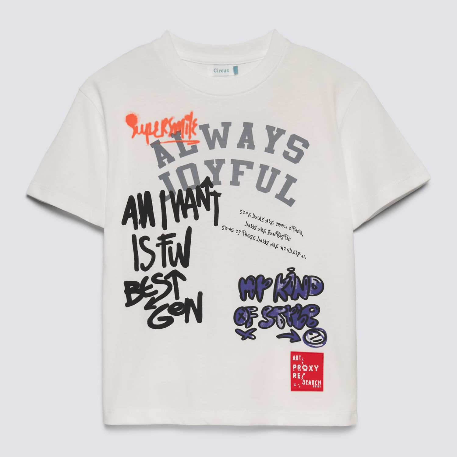 Polo Manga Corta Niño Graf Circus Ecru Talla 4