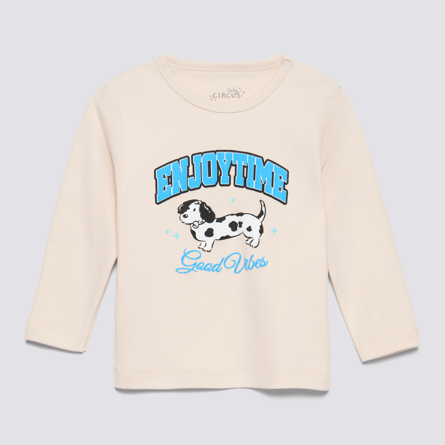 Polo Manga Larga Bebé Niño Gam Baby Circus Arena Talla 12M