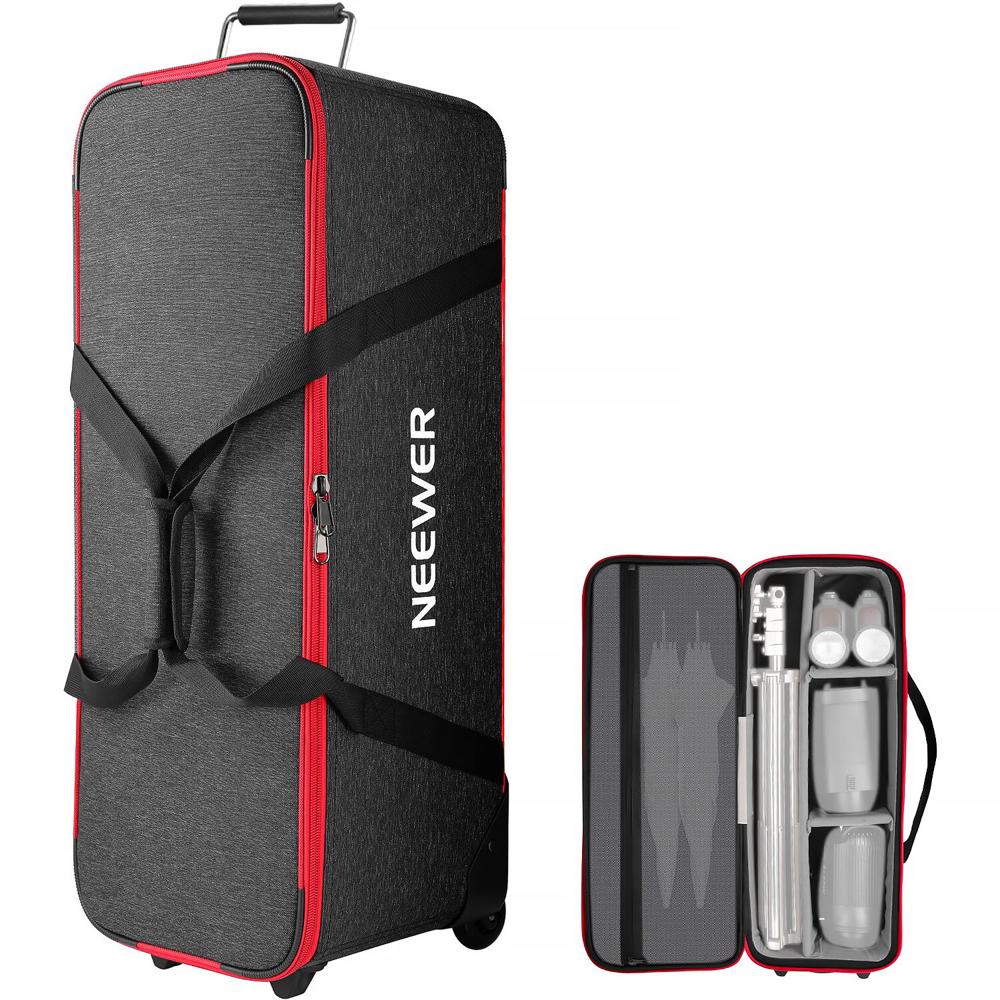 Neewer PB009 Maleta Trolley con Ruedas para Equipos de Fotografía y Video, Interior Acolc