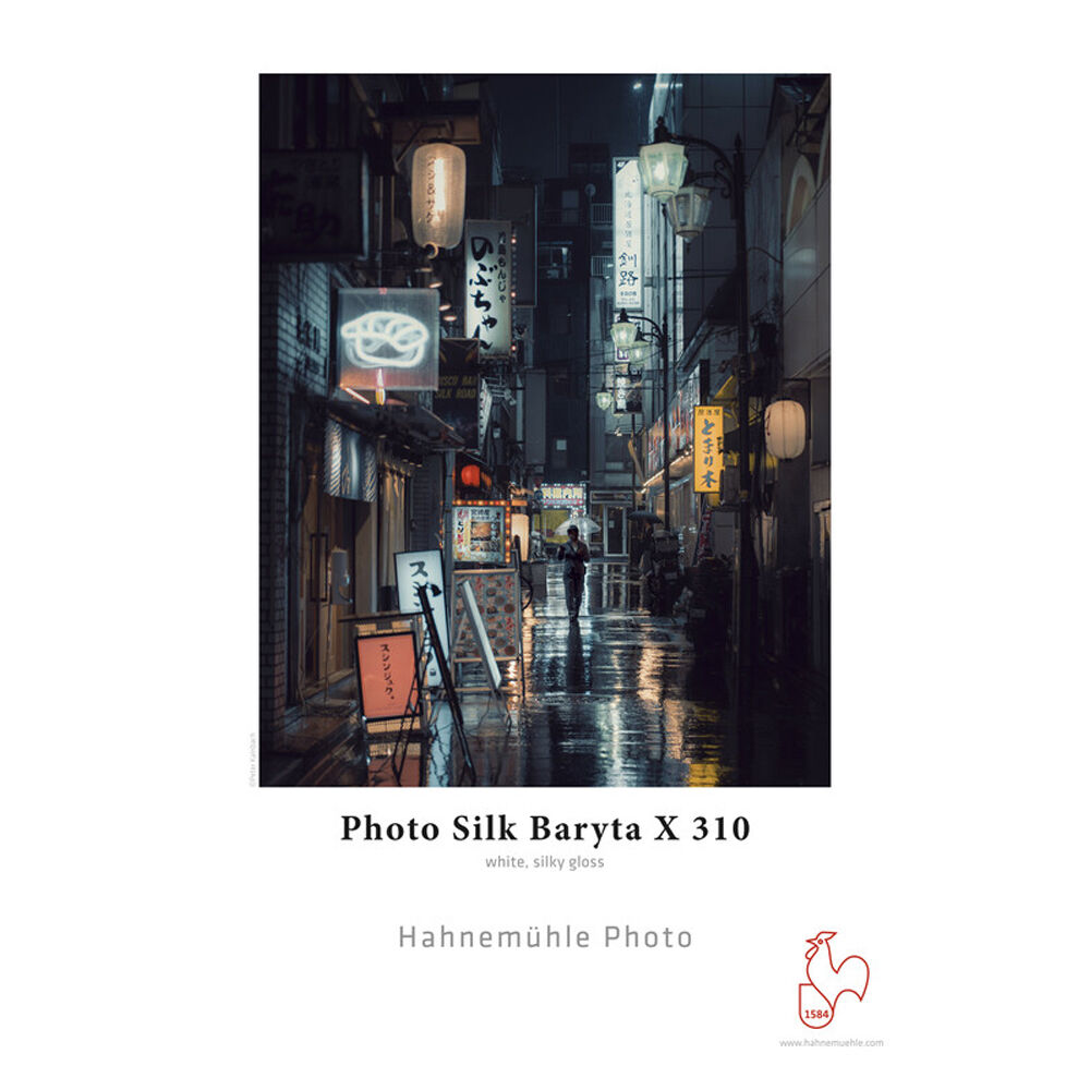 Hahnemuhle Photo Silk Baryta X 310 Papel 60"" x 50' Roll - 310 gsm, Acabado Brillante, 100%