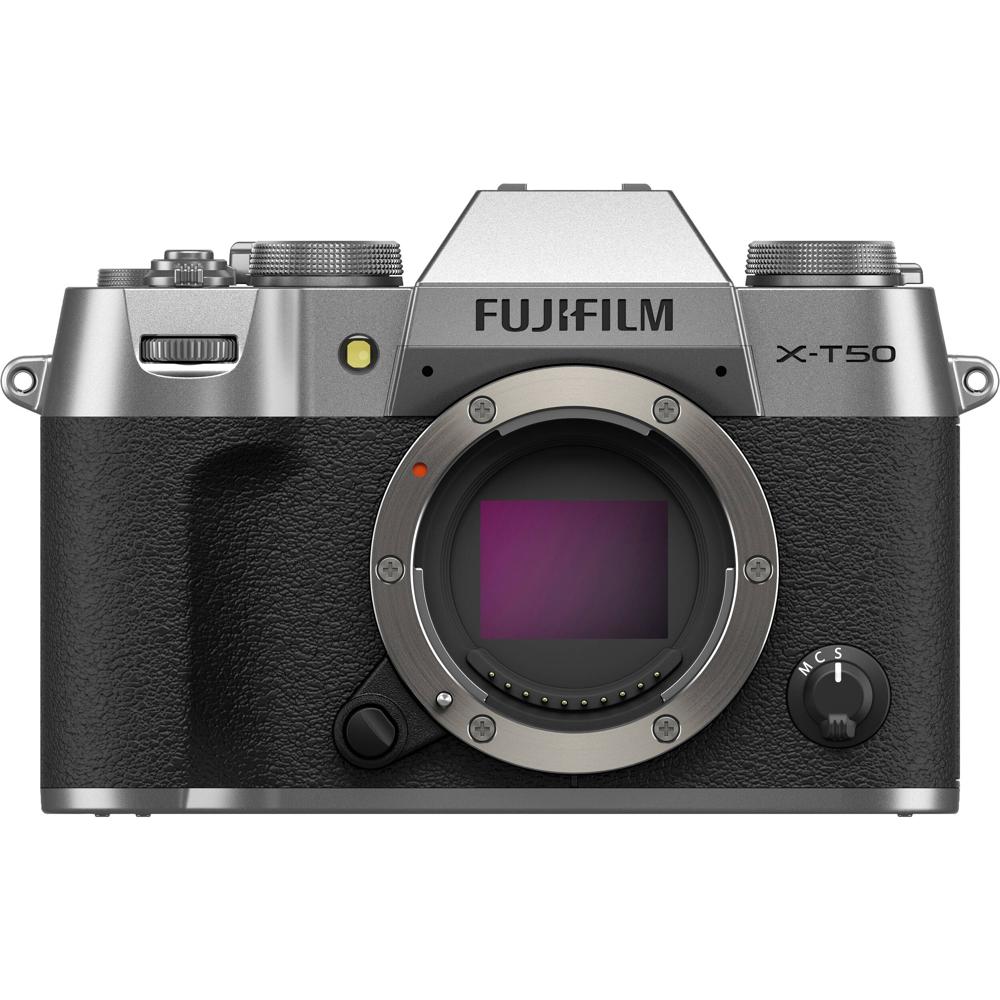 FUJIFILM X-T50 Cámara Mirrorless Plata 40.2MP APS-C X-Trans CMOS 5 HR, X-Processor 5, Dia