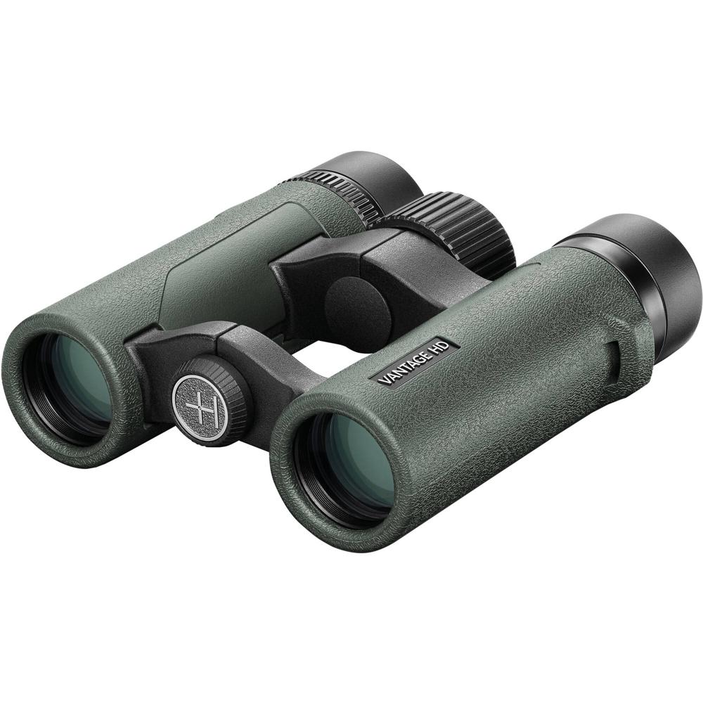 Hawke 10x26 Vantage HD Binoculares Verde - Cuerpo Impermeable y Antiniebla, Prismas BAK4,
