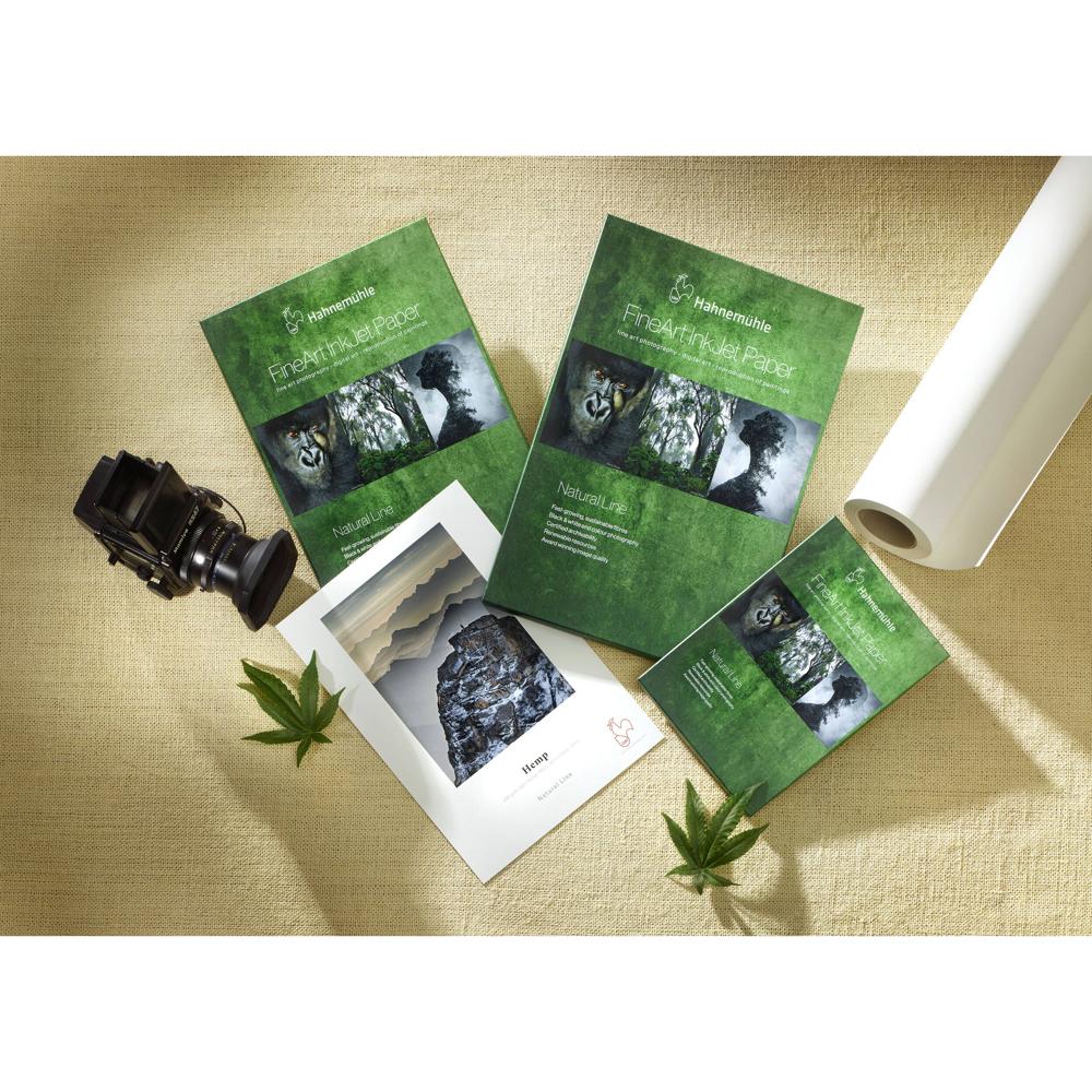 Hahnemuhle Papel FineArt Inkjet de Cáñamo 50"" x 39' - 290 gsm, Textura Suave, 60% Fibra