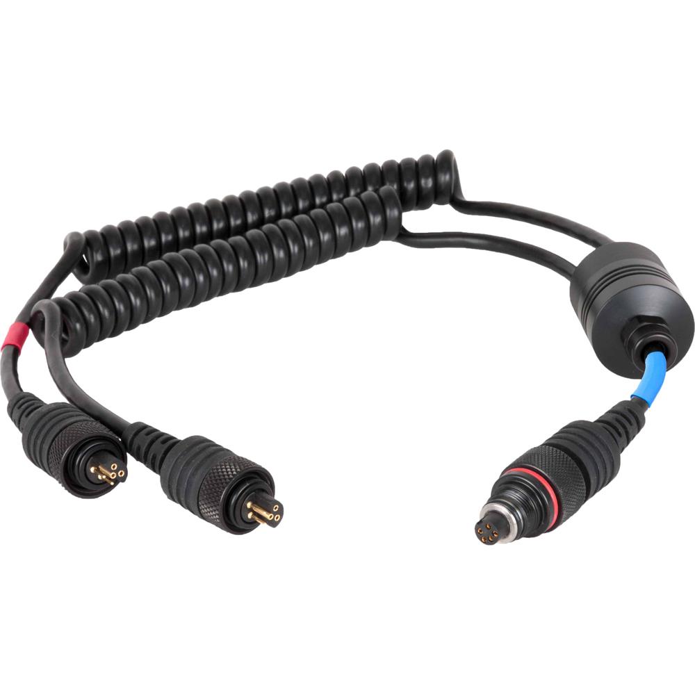 Ikelite Sync Cord para Dos Estrobos Ikelite a Nikonos - Conectores de Estilo Ikelite y Nik