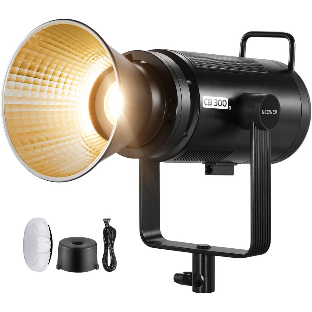 Neewer Monolight LED Bi-Color CB300B 320W con Difusor, 2700-6500K, 150,000 Lux, Control Re