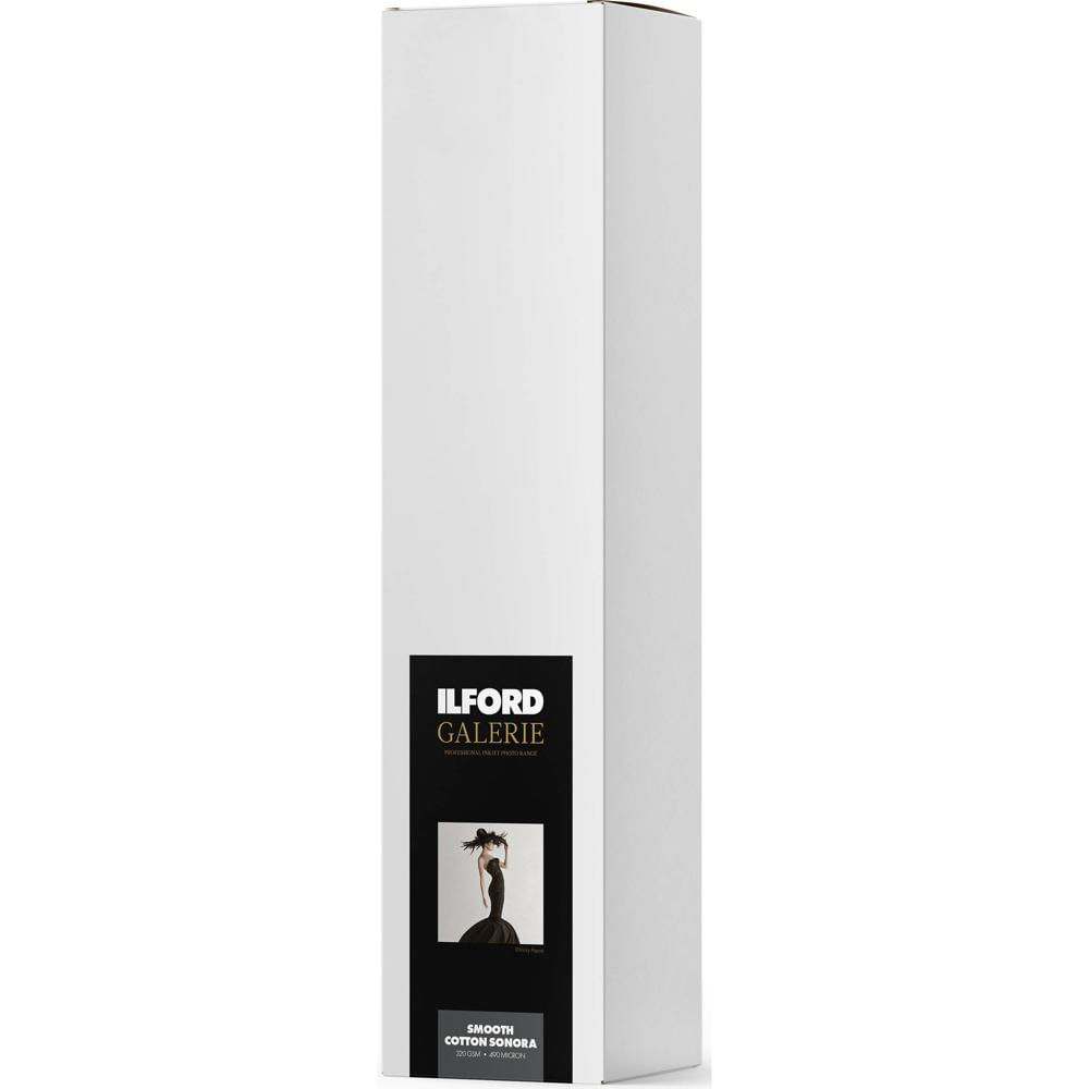 Ilford Galerie Smooth Cotton Sonora Papel de Algodón 50"" x 49' - 320 gsm, Superficie Lisa