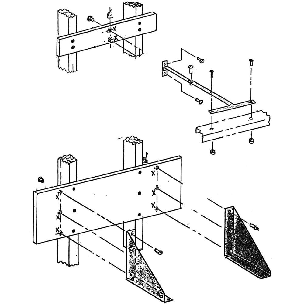 Beseler Soporte de Pared/Mesa para Chasis 45MXT