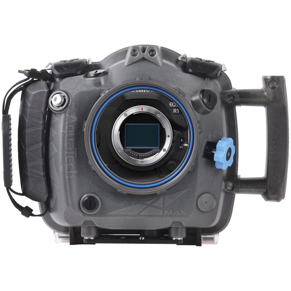 AQUATECH EDGE MAX Carcasa Submarina para Canon R1 con Diseño Ergonómico y Control Tácti
