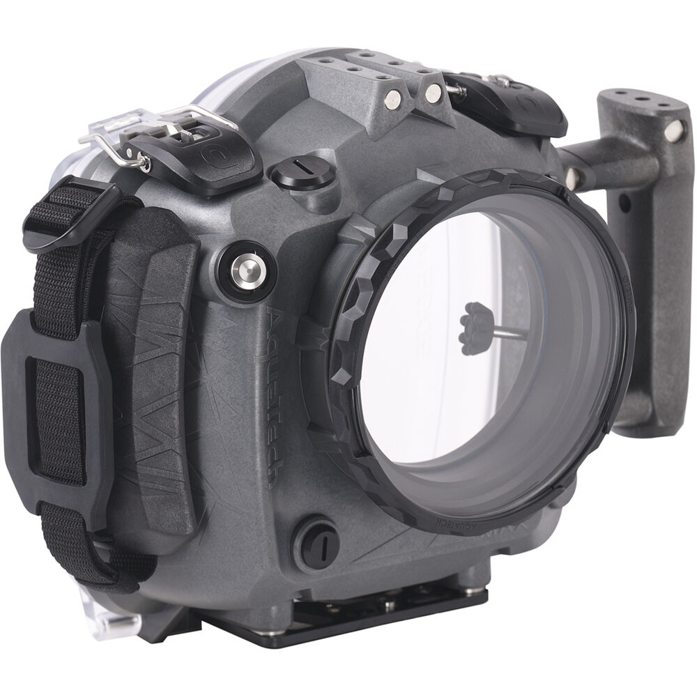 AQUATECH EDGE MAX Pro Carcasa Submarina para Canon R3 con Profundidad de 33' y Mango Ergon