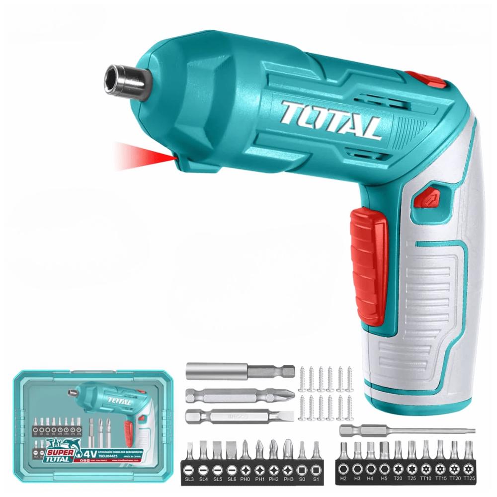 Destornillador Inalámbrico Total Tipo C 4V 4NwM TSDLI04425