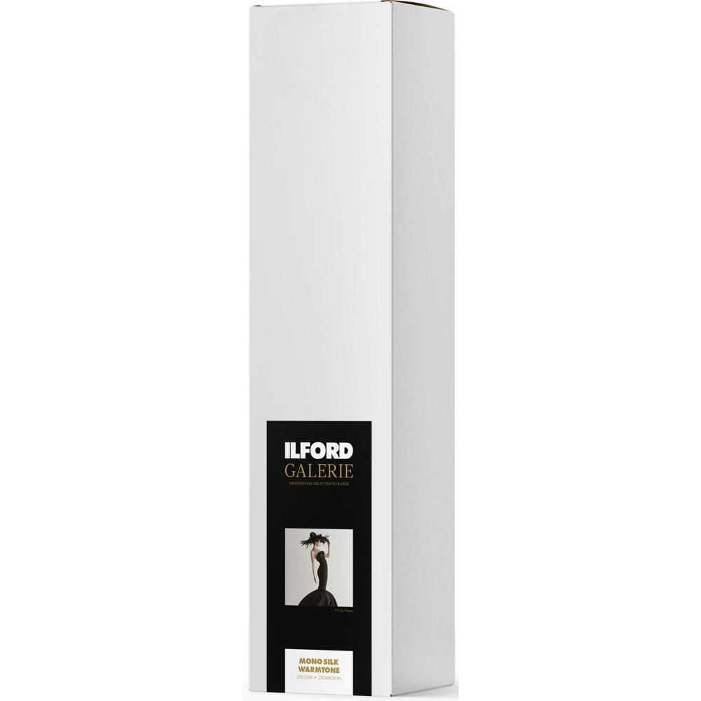 Ilford Galerie Gold Mono Silk Warmtone Papel Fotográfico 44"" x 39' - 250 gsm, Acido y Lig