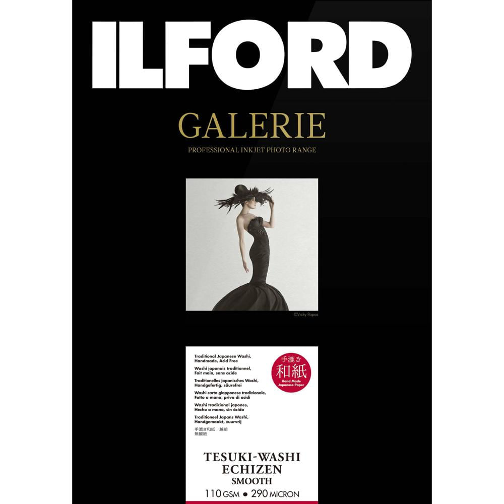 Ilford Galerie Tesuki-Washi EchiZen Papel Fotográfico 13 x 19"" Liso 90 gsm 10 Hojas