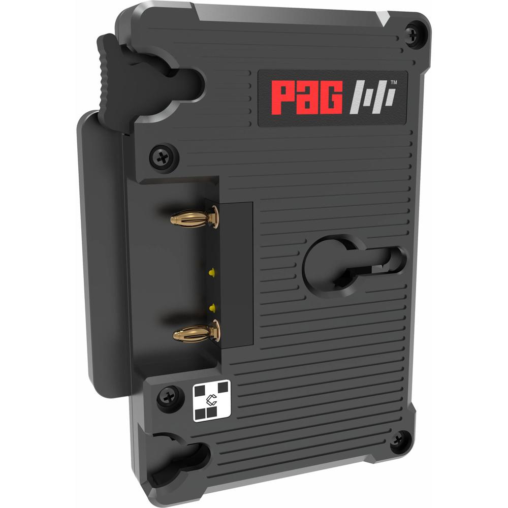PAG Placa de Batería para ARRI ALEXA 35 (Gold Mount) - Aluminio Anodizado, Conexión para
